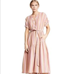 Xirena Midi Dress (Neapolitan stripes) XS